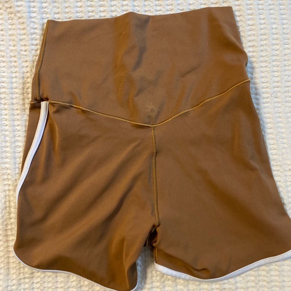 Aerie Offline Real Me, Brown Shorts, Stretch, Size Small